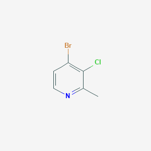 molecular formula C6H5BrClN B2961939 4-Bromo-3-chloro-2-methylpyridine CAS No. 1188140-52-4