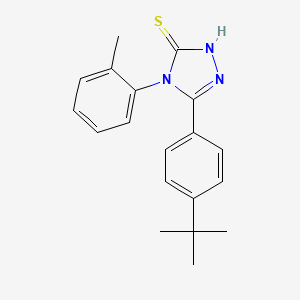 5-(4-tert-Butyl-phenyl)-4-o-tolyl-4H-[1,2,4]triazole-3-thiol