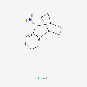 Tricyclo[7.2.2.02,7]trideca-2,4,6-trien-8-amine;hydrochloride