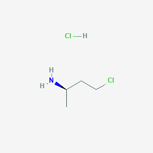(2R)-4-chlorobutan-2-amine;hydrochloride
