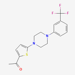 1-(5-{4-[3-(Trifluoromethyl)phenyl]piperazino}-2-thienyl)-1-ethanone