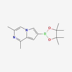1,3-Dimethyl-7-(4,4,5,5-tetramethyl-1,3,2-dioxaborolan-2-yl)pyrrolo[1,2-a]pyrazine