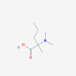 2-Dimethylamino-2-methyl-pentanoic acid