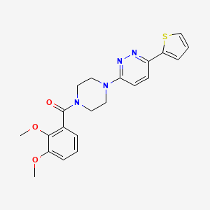 (2,3-Dimethoxyphenyl)(4-(6-(thiophen-2-yl)pyridazin-3-yl)piperazin-1-yl)methanone