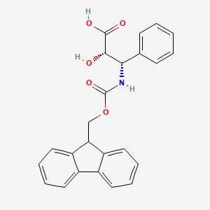 molecular formula C24H21NO5 B2962041 N-Fmoc-(2S,3S)-3-氨基-2-羟基-3-苯基丙酸 CAS No. 596096-27-4