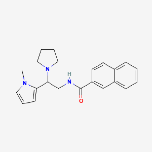 N-(2-(1-methyl-1H-pyrrol-2-yl)-2-(pyrrolidin-1-yl)ethyl)-2-naphthamide