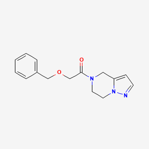 2-(benzyloxy)-1-(6,7-dihydropyrazolo[1,5-a]pyrazin-5(4H)-yl)ethanone