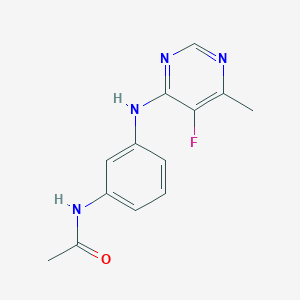 N-[3-[(5-Fluoro-6-methylpyrimidin-4-yl)amino]phenyl]acetamide