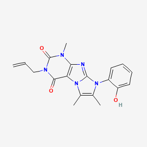 3-allyl-8-(2-hydroxyphenyl)-1,6,7-trimethyl-1H-imidazo[2,1-f]purine-2,4(3H,8H)-dione