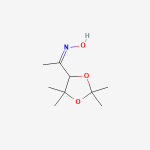 (Z)-N-[1-(2,2,5,5-tetramethyl-1,3-dioxolan-4-yl)ethylidene]hydroxylamine