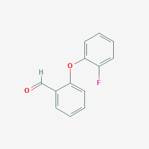 molecular formula C13H9FO2 B2962117 2-(2-Fluorophenoxy)benzaldehyde CAS No. 82097-82-3