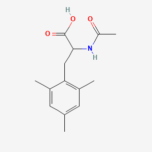 molecular formula C14H19NO3 B2962144 2-Acetamido-3-(2,4,6-trimethylphenyl)propanoic acid CAS No. 82317-70-2