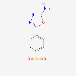 5-[4-(Methylsulfonyl)phenyl]-1,3,4-oxadiazol-2-amine
