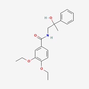 molecular formula C20H25NO4 B2962189 3,4-diethoxy-N-(2-hydroxy-2-phenylpropyl)benzamide CAS No. 1351659-93-2