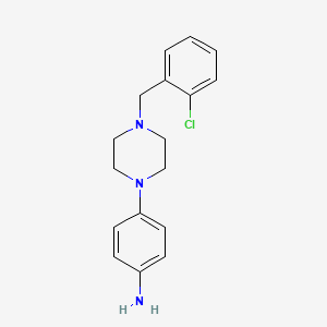 4-[4-(2-Chlorobenzyl)piperazin-1-yl]aniline