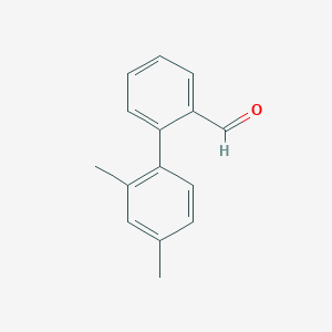 molecular formula C15H14O B2962263 2-(2,4-二甲苯基)苯甲醛 CAS No. 1092060-85-9