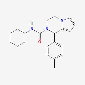 N-cyclohexyl-1-(p-tolyl)-3,4-dihydropyrrolo[1,2-a]pyrazine-2(1H)-carboxamide