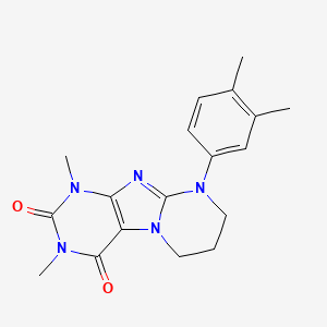 9-(3,4-dimethylphenyl)-1,3-dimethyl-7,8-dihydro-6H-purino[7,8-a]pyrimidine-2,4-dione
