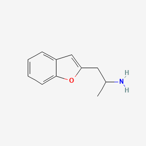 molecular formula C11H13NO B2962298 1-(1-苯并呋喃-2-基)丙烷-2-胺 CAS No. 30455-73-3