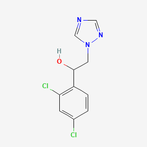 molecular formula C10H9Cl2N3O B2962303 1-(2,4-二氯苯基)-2-(1,2,4-三唑-1-基)乙醇 CAS No. 58905-18-3