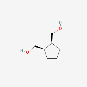 molecular formula C7H14O2 B2962318 cis-1,2-Dihydroxymethyl-cyclopentane CAS No. 75658-83-2