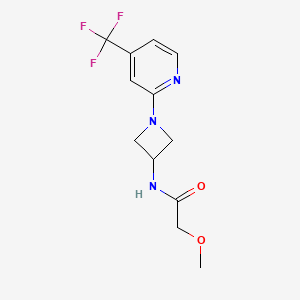 2-Methoxy-N-[1-[4-(trifluoromethyl)pyridin-2-yl]azetidin-3-yl]acetamide