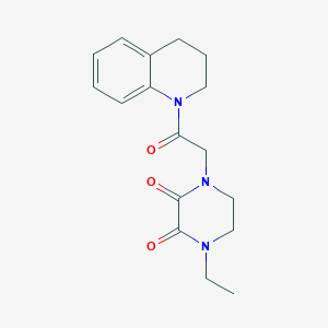 1-(2-(3,4-dihydroquinolin-1(2H)-yl)-2-oxoethyl)-4-ethylpiperazine-2,3-dione