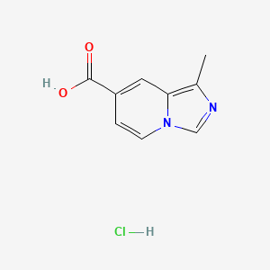 1-Methylimidazo[1,5-a]pyridine-7-carboxylic acid hydrochloride