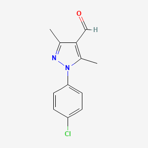 1-(4-chlorophenyl)-3,5-dimethyl-1H-pyrazole-4-carbaldehyde