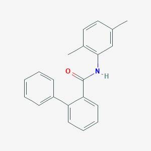 molecular formula C21H19NO B296234 N-(2,5-dimethylphenyl)[1,1'-biphenyl]-2-carboxamide 