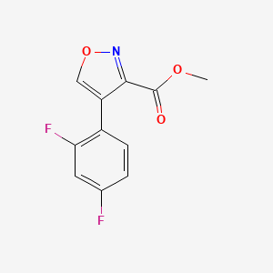 Methyl 4-(2,4-difluorophenyl)-1,2-oxazole-3-carboxylate