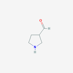 molecular formula C5H9NO B2962349 Pyrrolidine-3-carbaldehyde CAS No. 848189-22-0