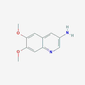 molecular formula C11H12N2O2 B2962369 6,7-Dimethoxyquinolin-3-amine CAS No. 87199-82-4