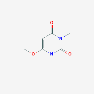 molecular formula C7H10N2O3 B2962376 6-methoxy-1,3-dimethyl-2,4(1H,3H)-pyrimidinedione CAS No. 4097-20-5