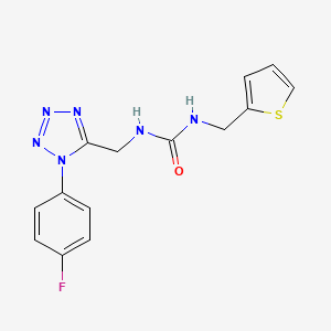 1-((1-(4-fluorophenyl)-1H-tetrazol-5-yl)methyl)-3-(thiophen-2-ylmethyl)urea