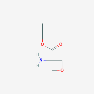 molecular formula C8H15NO3 B2962397 Tert-butyl 3-aminooxetane-3-carboxylate CAS No. 1935635-11-2