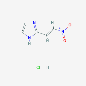 2-[(E)-2-Nitroethenyl]-1H-imidazole;hydrochloride