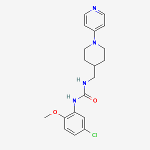1-(5-Chloro-2-methoxyphenyl)-3-((1-(pyridin-4-yl)piperidin-4-yl)methyl)urea