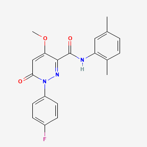 N-(2,5-dimethylphenyl)-1-(4-fluorophenyl)-4-methoxy-6-oxopyridazine-3-carboxamide