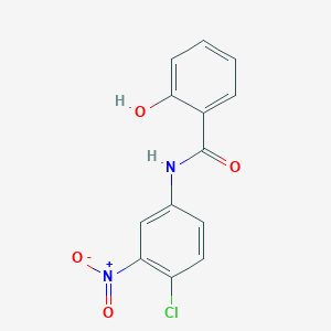 N-(4-chloro-3-nitrophenyl)-2-hydroxybenzamide