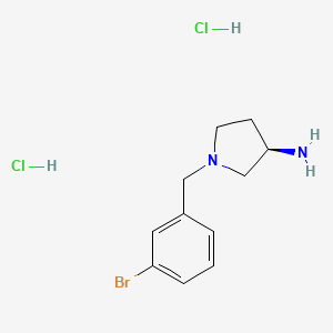 molecular formula C11H17BrCl2N2 B2962527 (R)-1-(3-溴苯甲基)吡咯烷-3-胺二盐酸盐 CAS No. 1349702-39-1