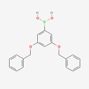 molecular formula C20H19BO4 B2962638 [3,5-Bis(benzyloxy)phenyl]boronic acid CAS No. 906665-99-4