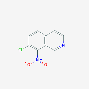 molecular formula C9H5ClN2O2 B2962685 7-氯-8-硝基异喹啉 CAS No. 78104-31-1