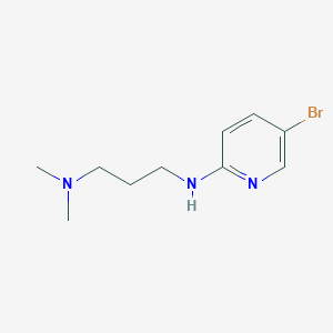molecular formula C10H16BrN3 B2962820 5-bromo-N-[3-(dimethylamino)propyl]pyridin-2-amine CAS No. 1039987-25-1