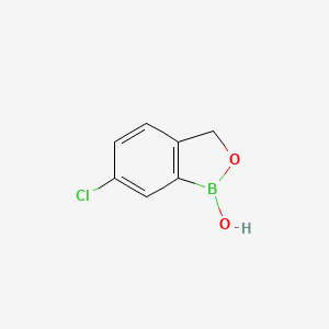 molecular formula C7H6BClO2 B2962848 6-氯苯并[c][1,2]恶硼杂环-1(3H)-醇 CAS No. 174671-43-3
