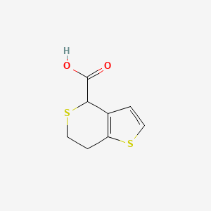 molecular formula C8H8O2S2 B2962851 4H,6H,7H-噻吩并[3,2-c]噻吩-4-羧酸 CAS No. 107292-02-4
