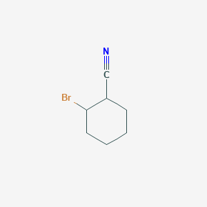 molecular formula C7H10BrN B2962872 2-Bromocyclohexane-1-carbonitrile CAS No. 123804-87-5
