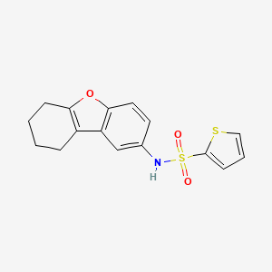 B2962876 N-(6,7,8,9-tetrahydrodibenzofuran-2-yl)thiophene-2-sulfonamide CAS No. 518053-45-7