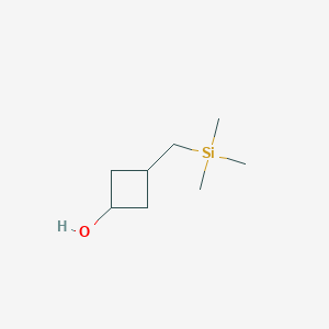 molecular formula C8H18OSi B2962903 3-(三甲基甲硅烷基甲基)环丁-1-醇 CAS No. 2567504-75-8
