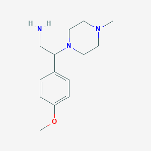 2-(4-Methoxyphenyl)-2-(4-methylpiperazin-1-yl)ethanamine